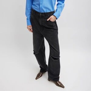 Tibi Vintage Black Denim Ryder Jean